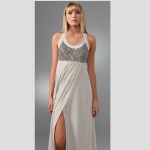 Club Monaco Julita Beaded Silk Maxi Dress, 6